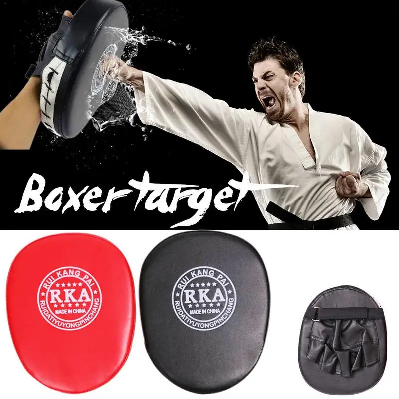 Punching Bag Boxing Pad Sand Bag Fitness Taekwondo ​Hand Kicking Pad PU Leather Training Gear Muay Thai Foot Targe