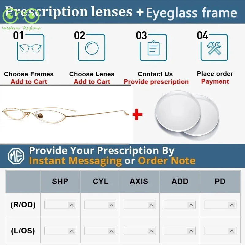 Nueva moda neblina azul personalizado hombres y mujeres gafas súper ligeras montura de titanio puro simple marco pequeño