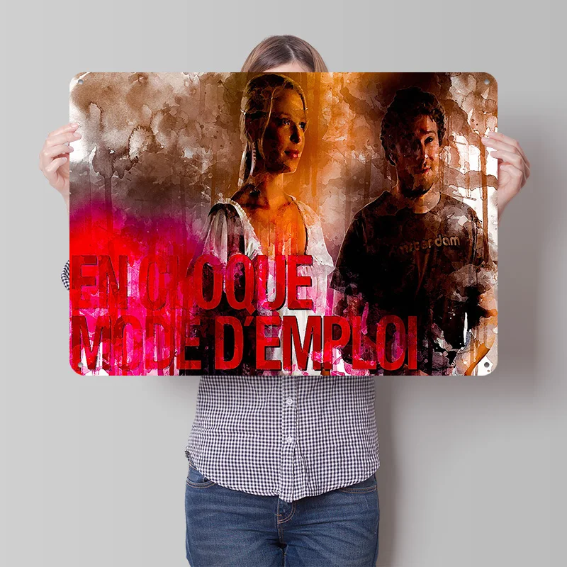 Knocked Up 1 3D Printed Texture Poster Personalized Wall Art Retro Metal Tin Signs for Luxury Decoration Home Decorations House