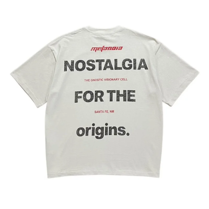 Vintage Motorcycle Print Mens Oversized TShirt Retro Streetwear Cotton Tee Casual Summer Top