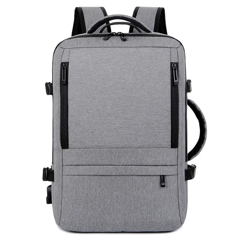 

Backpack Men's backpack Versatile color matching backpack Computer bag with reflective strip Business manufacturer