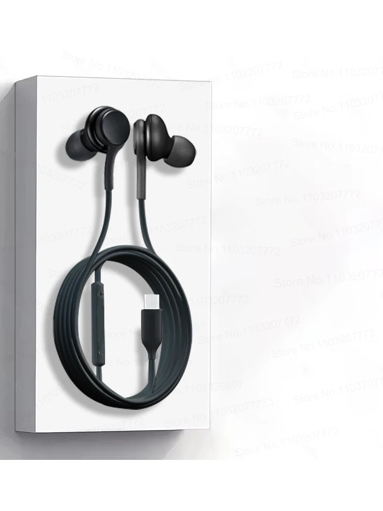 Écouteurs filaires de type C originaux pour Samsung Galaxy S26 S25 Ultra S24 S23 S22 Ultra A55 A54, écouteurs 3,5 mm, accessoires