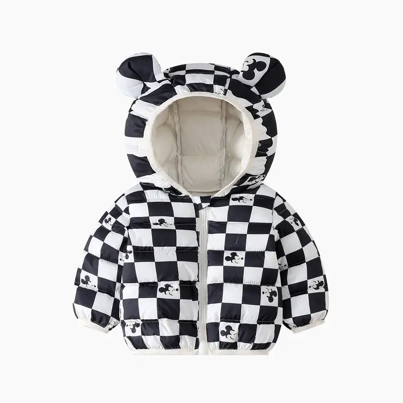 Autumn and winter new Kawaii Mickey Minnie children's down cotton coat cute Disney warm thickened winter cotton coat wholesale