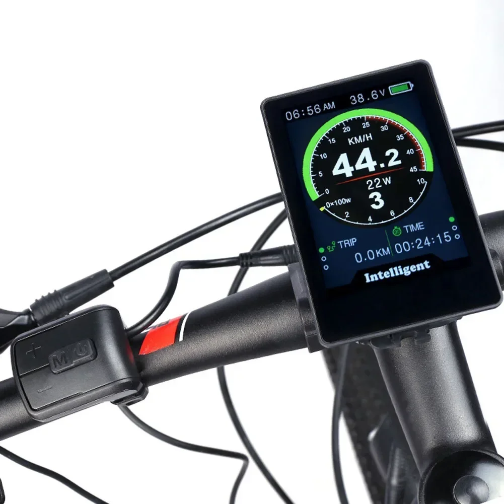 Ebike Display LCD Display Electric Bike Display 36V-52V NEW 860C Speed Control For Bafang UART Supports 3/5/9 Gear Switching