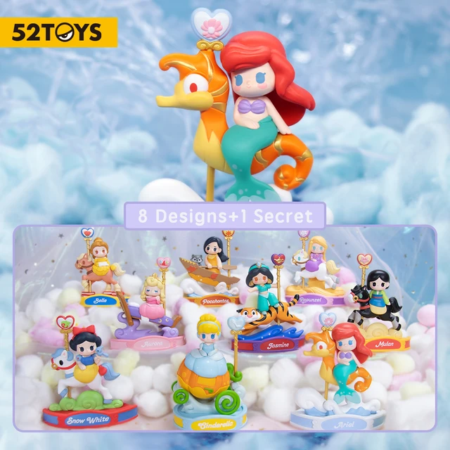 52toys Blind Box Disney Princess Carousel Series 1pc Cute Figure  Collectible Toy Desktop Decoration Gift For Birthday Party - Blind Box -  AliExpress