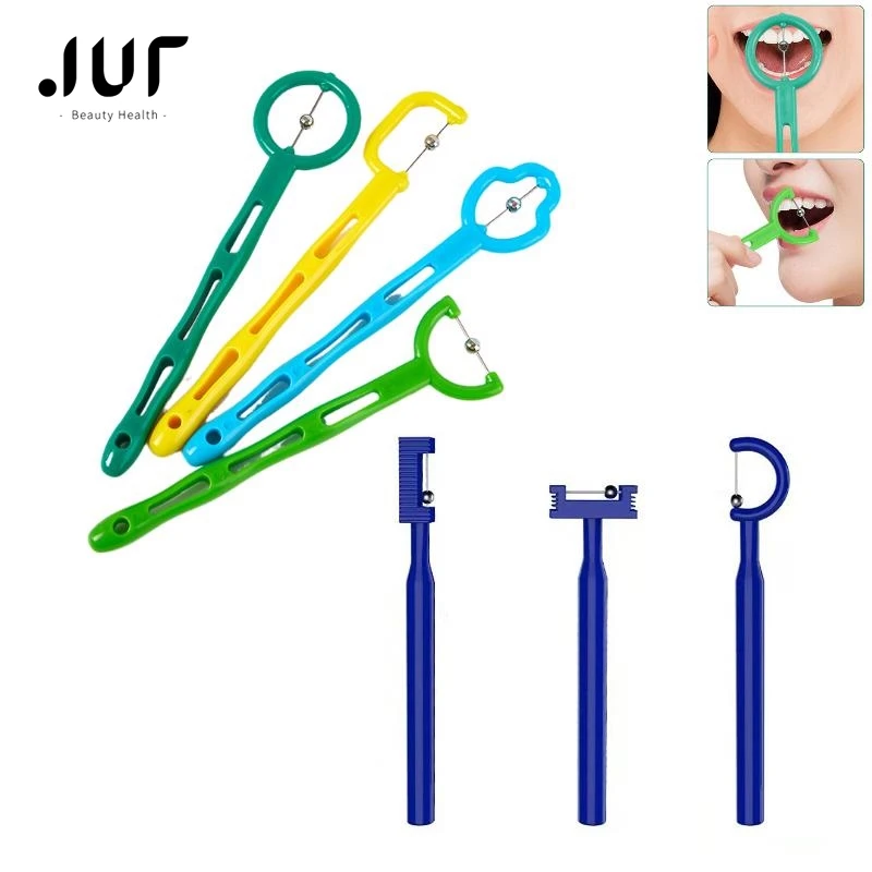 Kids Tongue Tip Lateralization Elevation Tongue Tip Exercise Oral Muscle Trainer Autism Speech Therapy Talk Tool Mouth Exercise