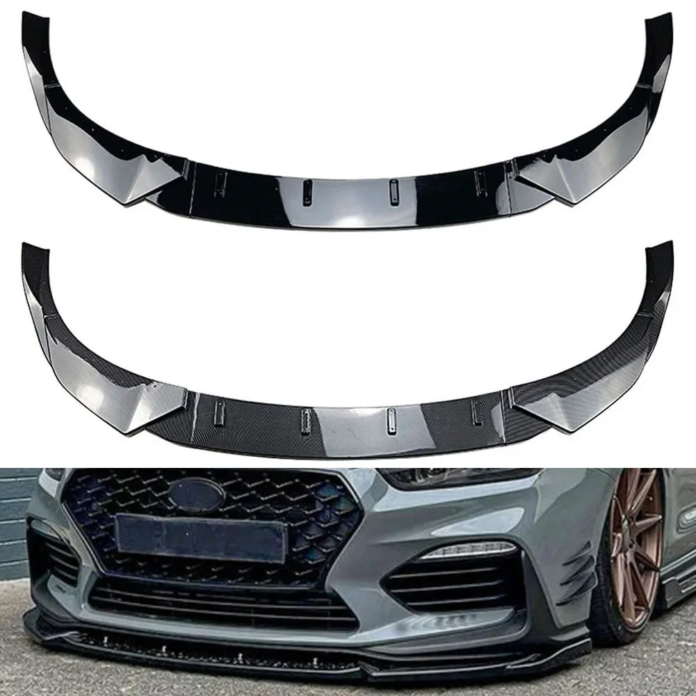 

Three Stage Front Lip Splitter Spoiler Side Lower Splitters Body Kit For Hyundai I30N MK3 MK3.5 2017 2018 2019