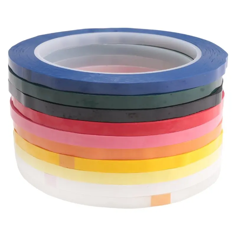 10 Rolls Autoclave Tape-Sterilization Tape,0.24 Inch Width 216.5 Inch Length Instruments Identification Tape 10 Colors Durable-A
