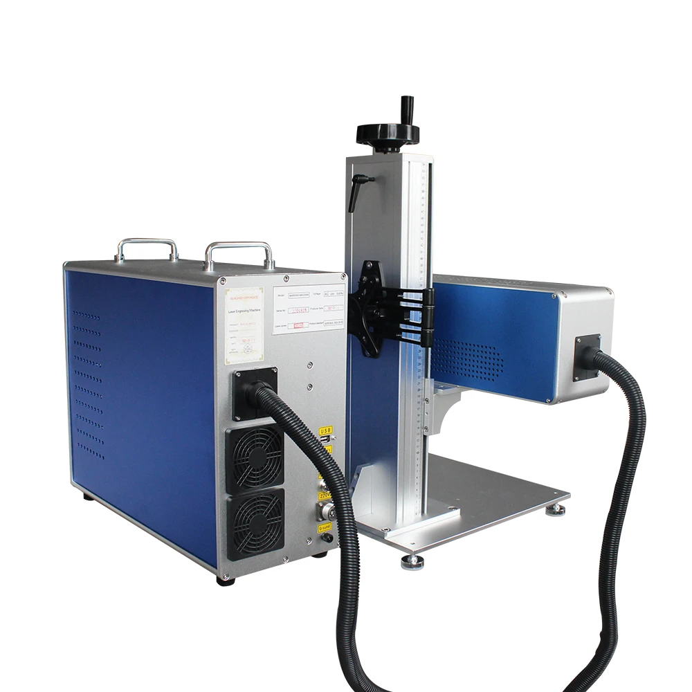 DAVI 40W 60W LY Radiofrequenza RF CO2 Macchina per marcatura laser per tubi metallici per legno non metallo Carta in pelle acrilica Marchio rapido