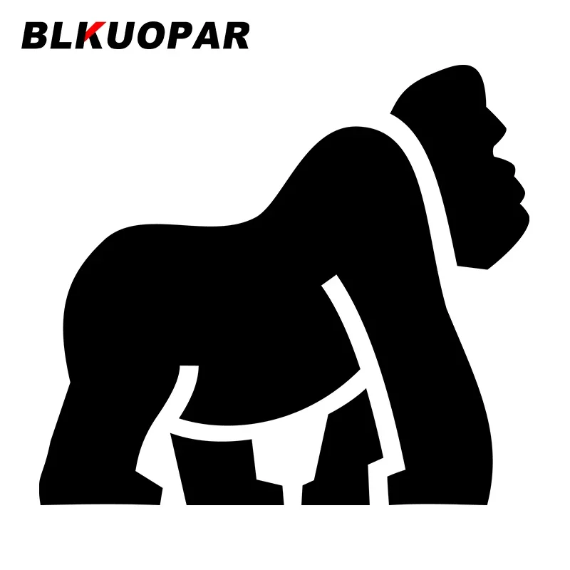 

BLKUOPAR for Gorilla Car Stickers Fashionable Simple Decals Occlusion Scratch Windshield Trunk Refrigerator Decor Car Label