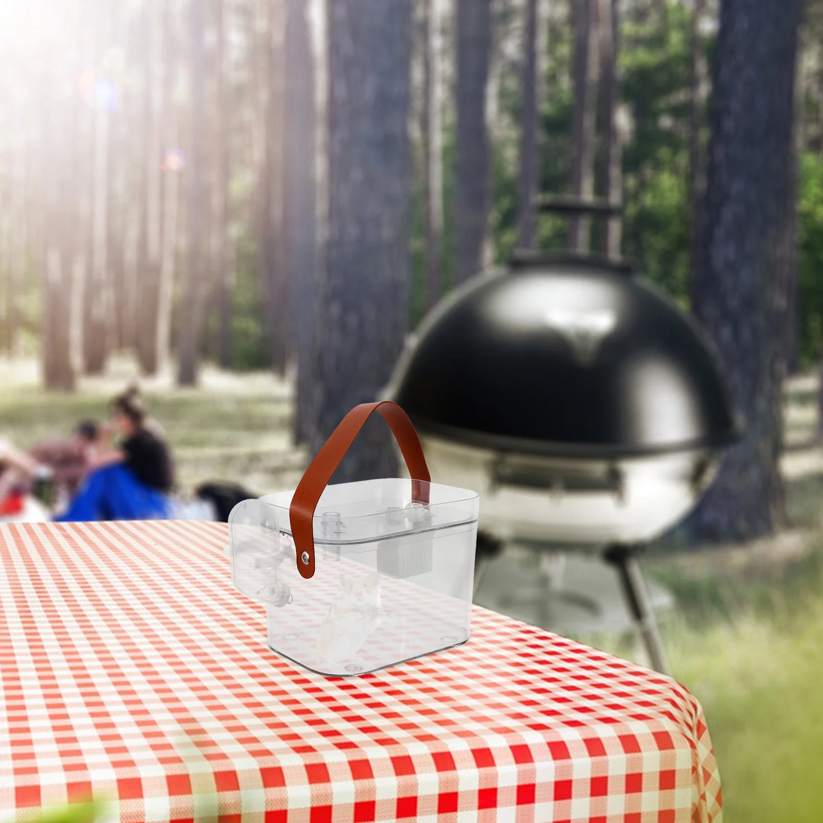 

Portable Hamster Cage Travel Small Animal Carrier Clear Plastic Pet Transport Case For Guinea Pig Hedgehog Chinchilla