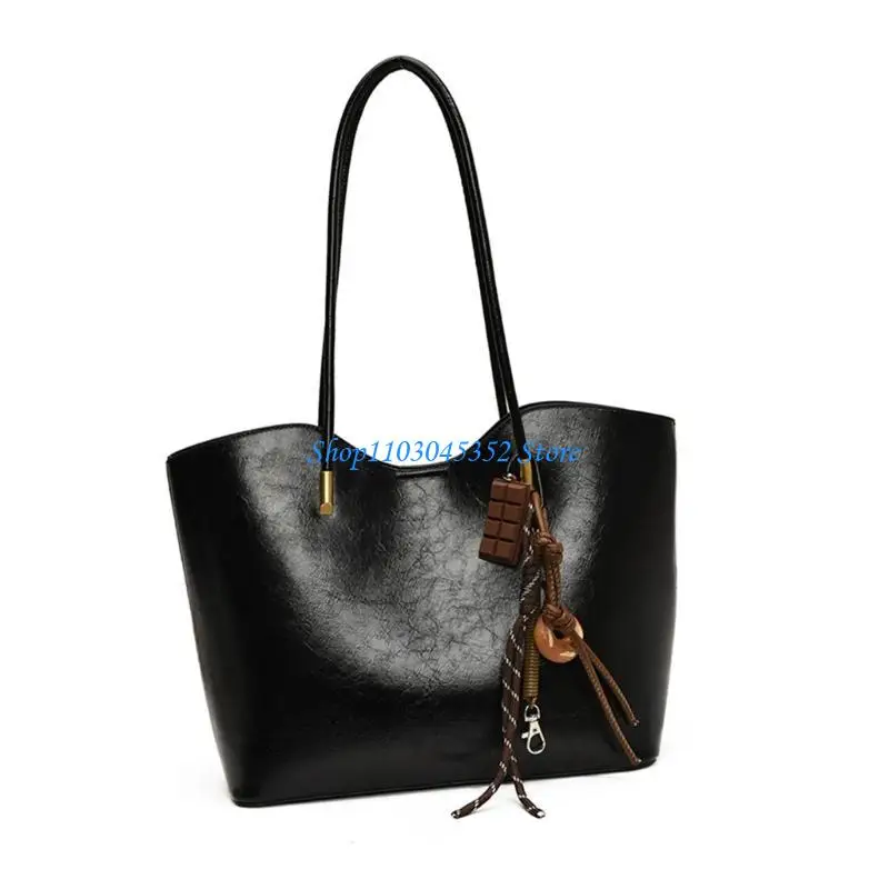 حقيبة كتف أسود A3PE A3PE حقيبة يد PU الحديثة للنساء مع مساحة واسعة