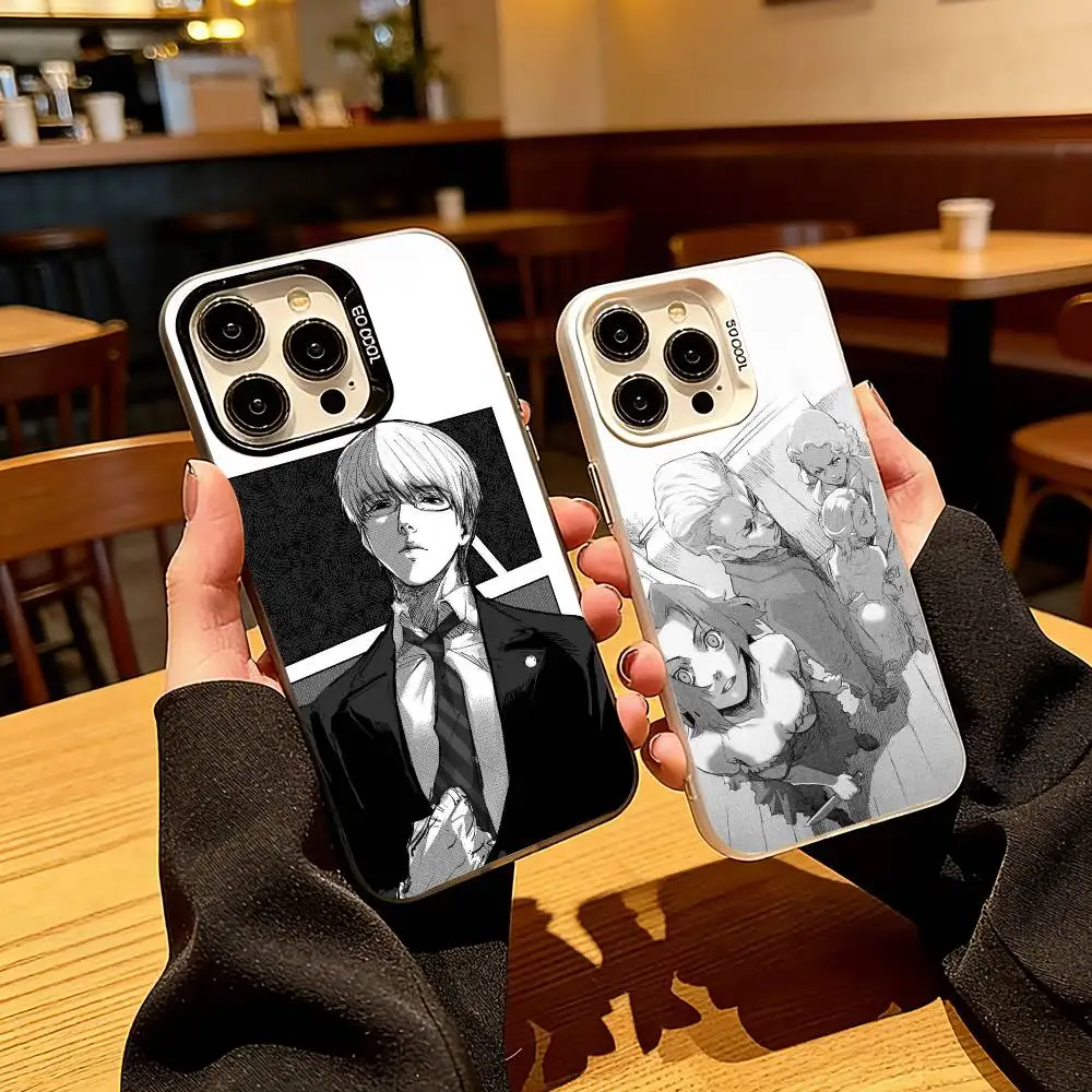 

F-Fantasy Anime B-Baccano Phone Case For iPhone 17,16,15,14,13,12,11 Plus,Pro Max,XS,Colored Silver Plated Inside Cover
