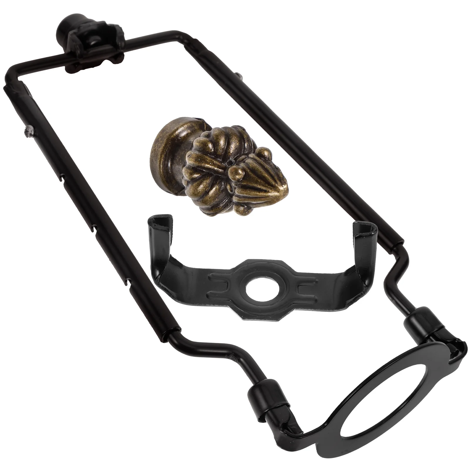 

Lamp Shade Holder Adapter Finial Harp Replacement Parts for Table Floor Lamps Shades DIY Repair Iron Material Easy Install Lamp