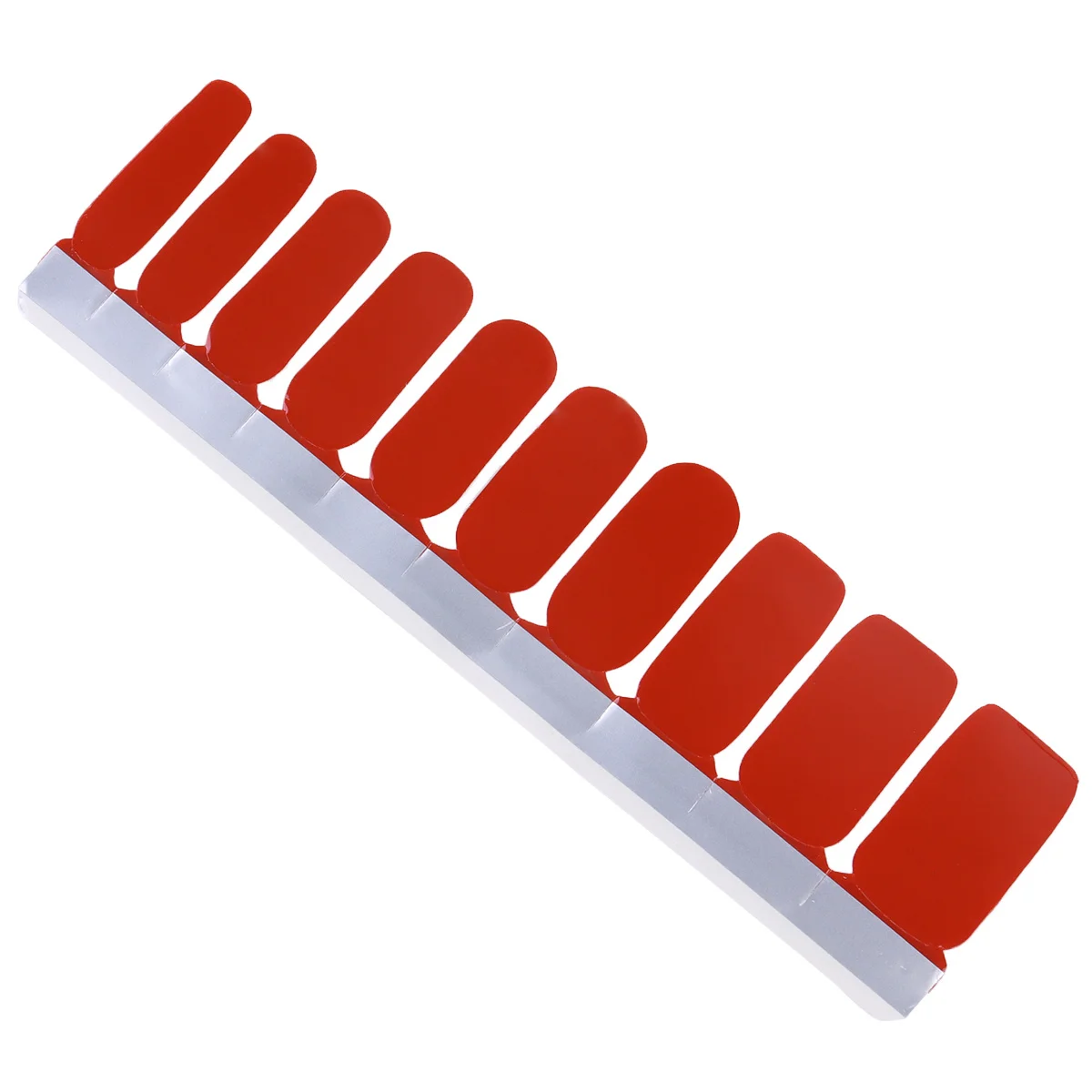 Naklejki na paznokcie w jednolitym kolorze, łatwe w aplikacji, do samodzielnego manicure, dekoracje dla kobiet, naklejki na paznokcie w odcieniach dyni.