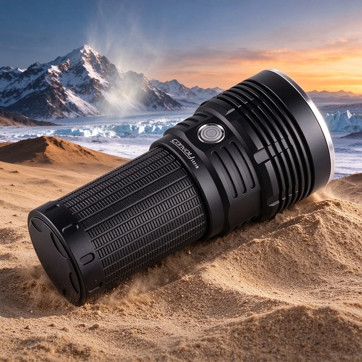 Convoy 3X21B 12000LM Rechargeable LED Flashlight 3*XHP70.3 HI 21700 Powerful Torch Light for Rescue Search Camping