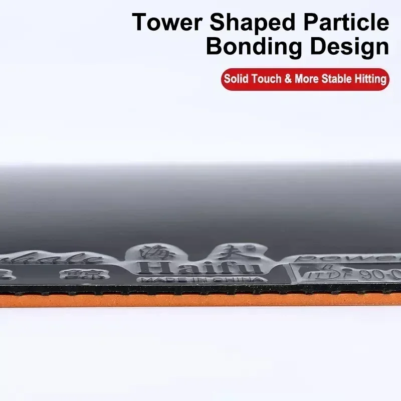 Haifu Table Tennis Rubber Sheet Sticky/No-Sticky Pimples In Internal Energy Ping Pong Rubber ITTF Approved Training Fast Attack image 3