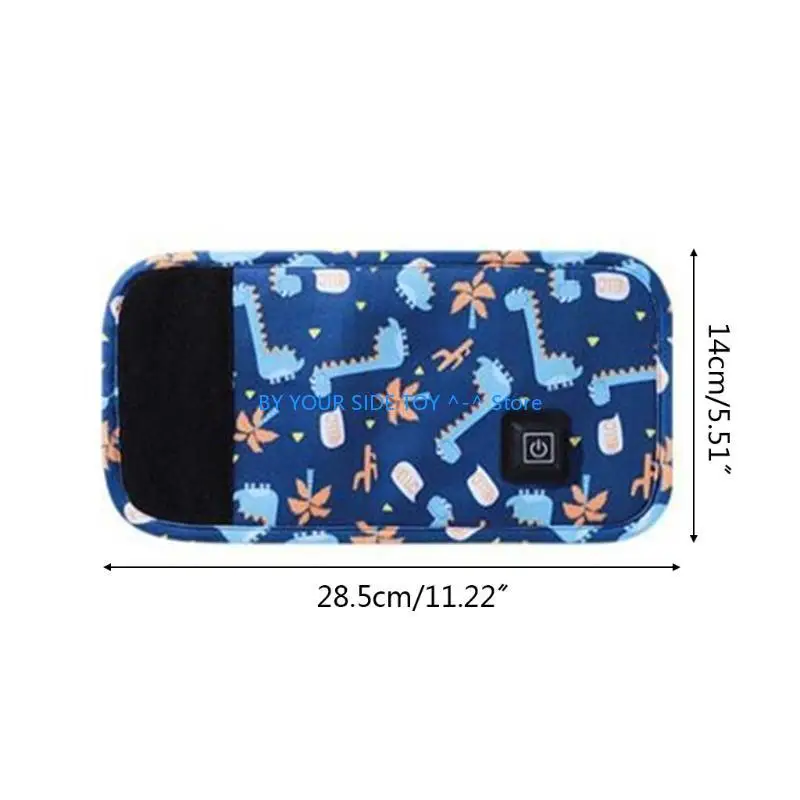 Infant Feeding Bottle Heated Cover Breast Milk Heater Outdoor Travel Warm Bag U6XE