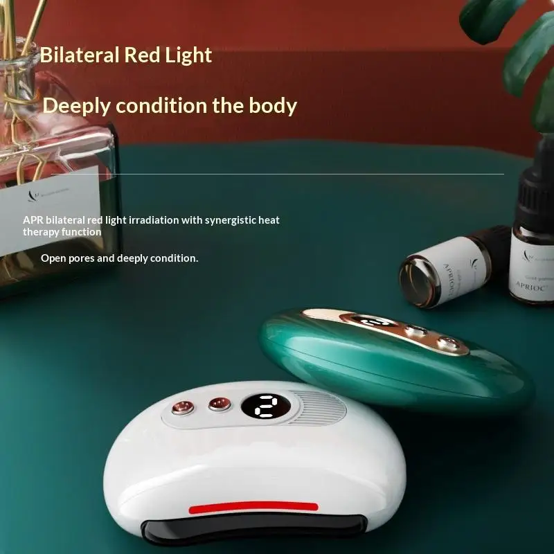 New New 9 Vibration Gears Electric Scraping Board Large LCD Screen Clear The Meridians Painless Scraping Board Relieve Fatigue