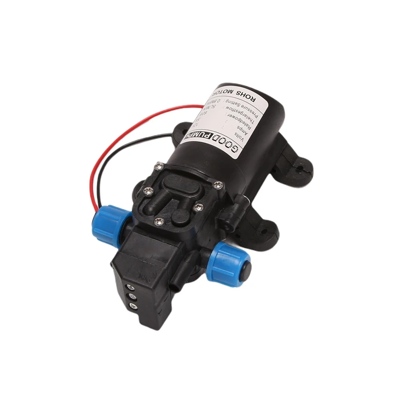 3X Black DC 12V 60W High-Pressure Mini Membrane Water Pump Automatic Shutdown 5L / Min