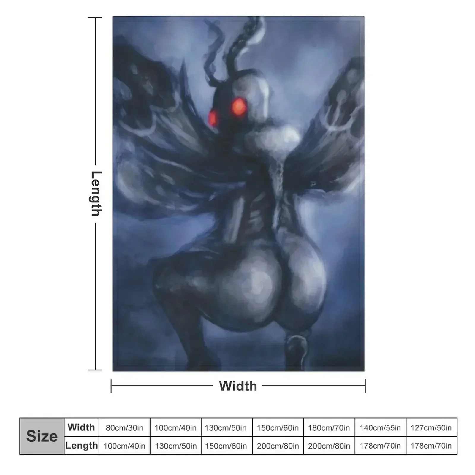 Twerking Mothman Throw Blanket Nap Blankets For Bed Vintage bed plaid Softest Decoratives Blankets