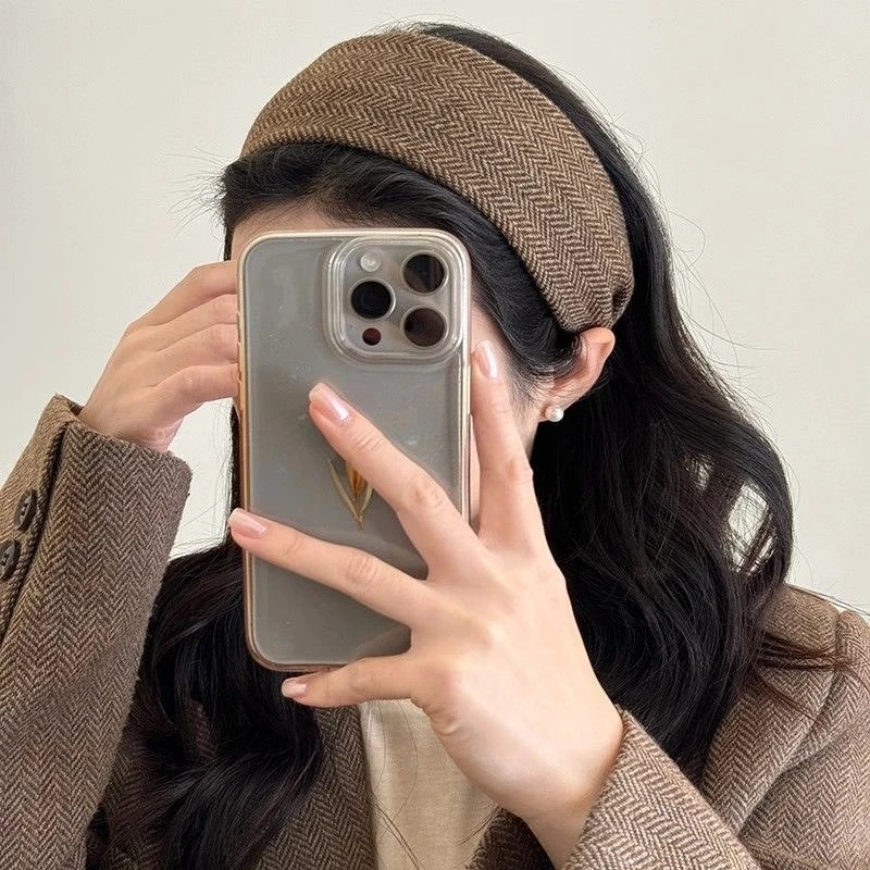 

Винтажная широкая повязка на голову, женская толстая шерстяная повязка для волос, модные аксессуары для волос, стильная повязка для волос, шикарная широкая повязка на голову для женщин