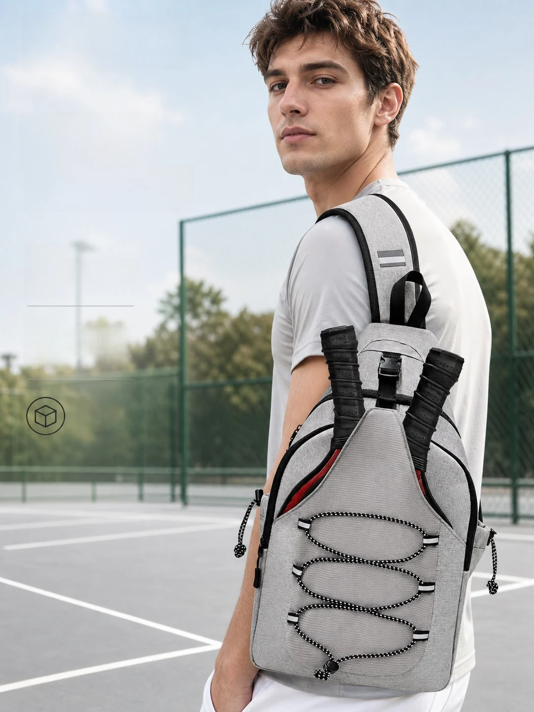 pik-large-capacity-tennis-racket-bag-multi-functional-sport-outdoor-lightweight-single-shoulder-bag-crossbody-bag