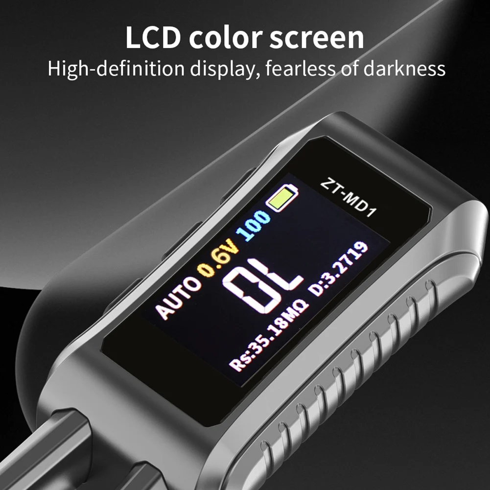 

ZT-MD1 Интеллектуальный пинцет LCR Цифровой мостовой тестер, автоматическое измерение сопротивления, емкости и индуктивности