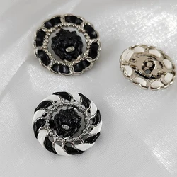 21/25MM Luxury Lion Head Metal Buttons Of Clothing 6Pcs Large Size Handmade Wraped Fashion Decor Shank Button For Women Coat DIY