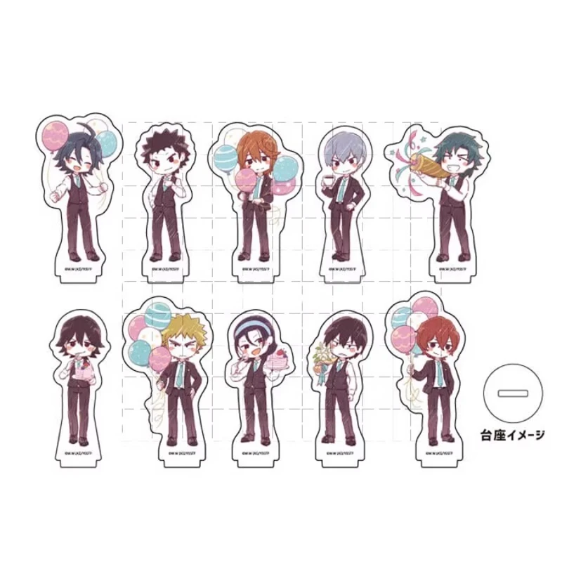 เกม Toudou Jinpachi Onoda Sakamichi Makishima Yusuke Shinkai Hayato อะคริลิคตุ๊กตาอะนิเมะรุ่น Kospy และ Y เทคนิคฟุต