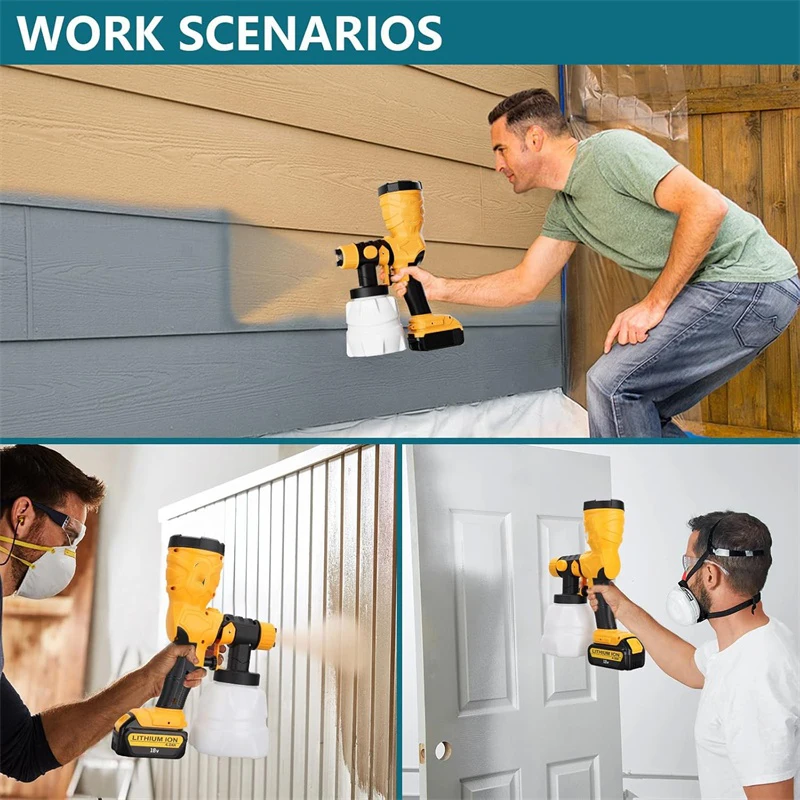 spruzzatore-di-vernice-ad-alta-velocita-per-dewalt-18v-dcb203-dcb204-dcb206-pistola-per-verniciatura-a-spruzzo-a-batteria-per-mobili-armadi-pareti-di-recinzione