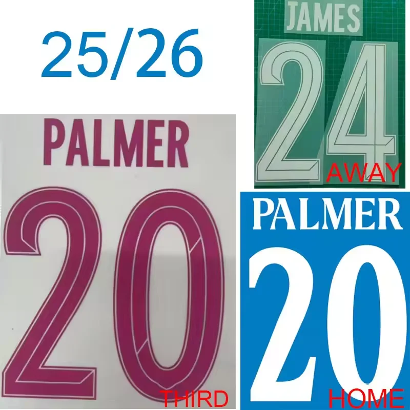 

25-26 CL Chelseaa NAMESET TOP QUALITY NERES Palmer ENZO NAME AND NUMBER