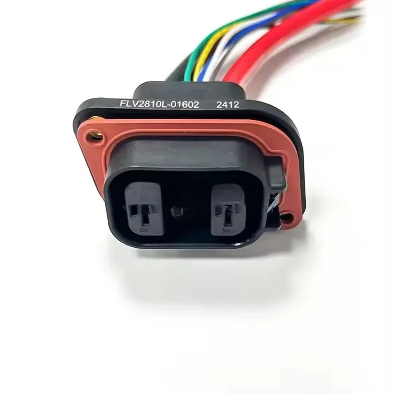 IP67 2 + 8 Pin 1000VDC Hybrid Power Plug High Voltage 100A Battery Pack Connector