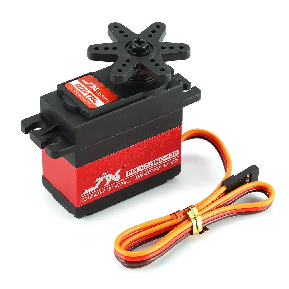 JX PDI-6221MG 20KG Digital Servo 180°/360° High Torque Metal Gear Waterproof  for 1/8 1/10 RC Car Boat Robot Helicopter RC Parts