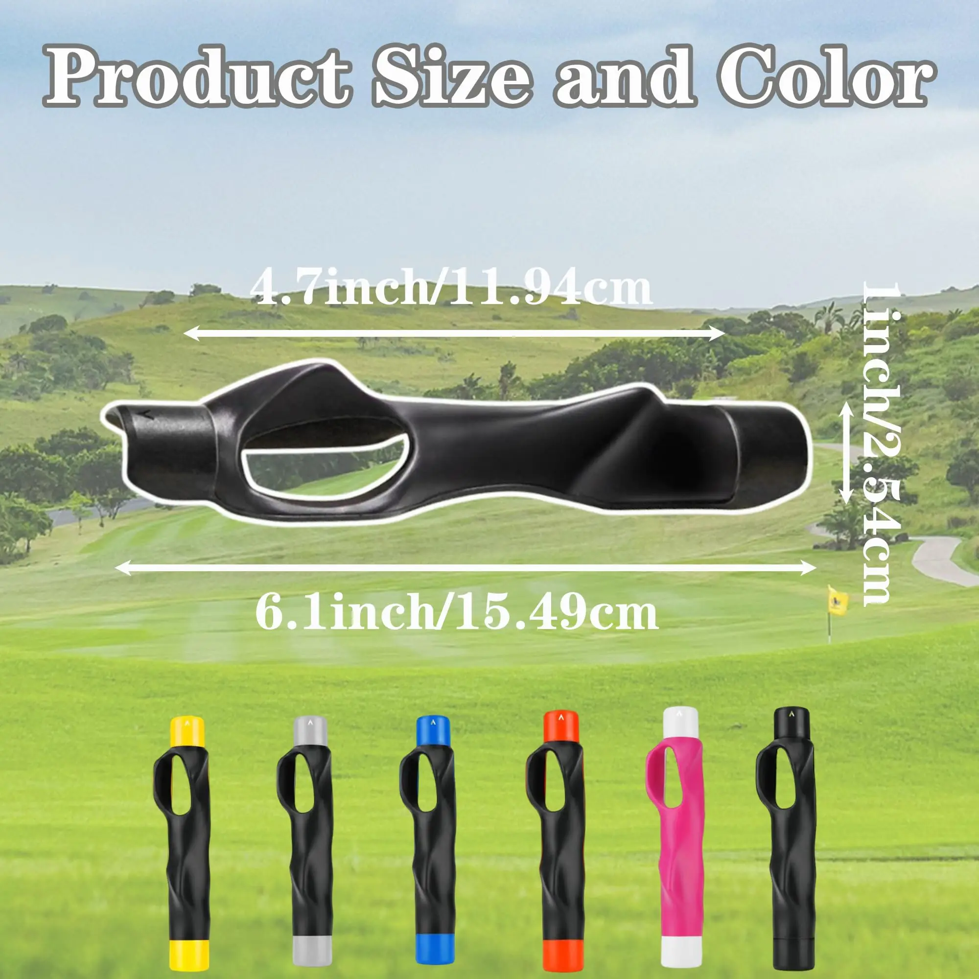 مدرب قبضة الجولف، مساعد تدريب أرجوحة الجولف لتحسين وضع اليد المناسب، معدات تدريب الجولف، تحسين إيقاع التأرجح