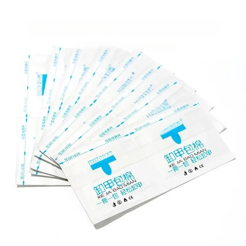 

100 шт. мягких и комфортных салфеток для снятия лака, индивидуально упакованных, портативных, мягких, для легкого и безопасного снятия лака, инструменты для маникюра