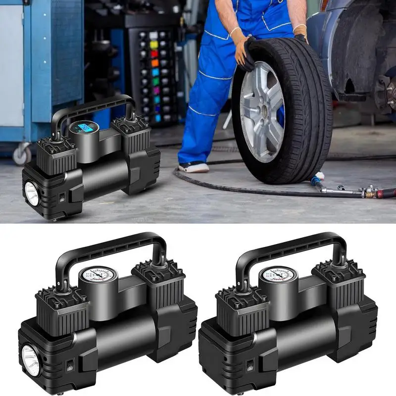 

Car Tires Portable Air Pump Air Compressor Automobile Automatic Pump Portable Electric Air Pump Compressor With Digital Led
