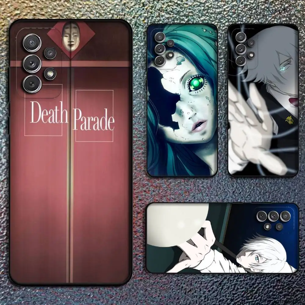

Death Parade Anime Phone Case For Samsung S25,S24,S21,S22,S23,S30,Ultra,S20,Plus,Fe,Lite,Note,10,9,5G Black Cover