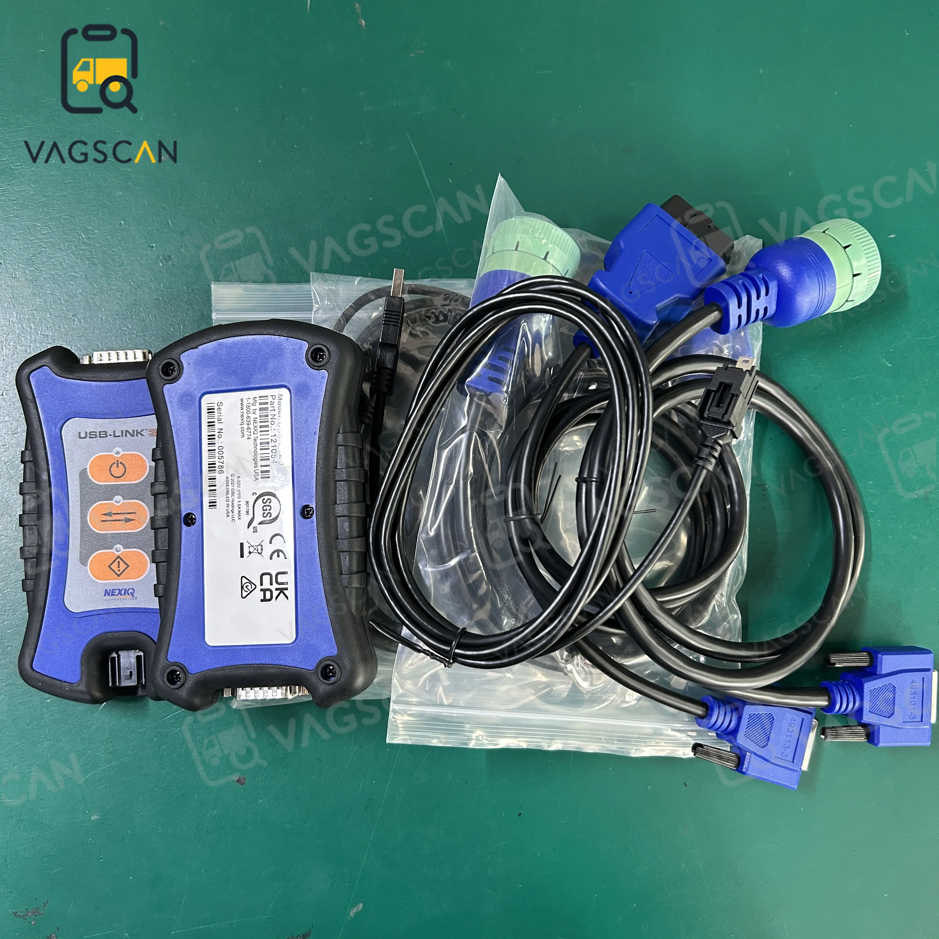 USB Link BT Diesel Truck Diagnostic Tools Truck OBD2 Fault Diagnostics Detector for Truck Diagnostic Scanner for N\EXIQ 3