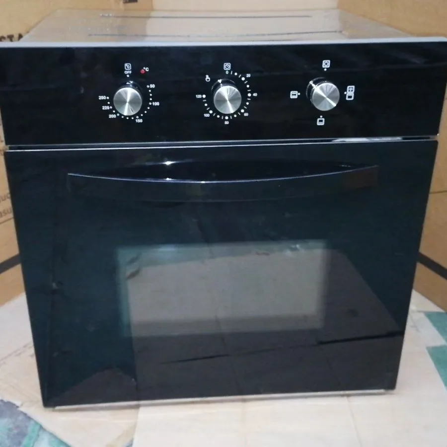 Electric Oven Embedded Desktop Dual-Purpose Multi-Functional English Version Fiberglass Enamel Knob-Type Control