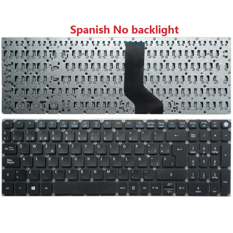 Russian/US/UK/Spanish/Latin/French laptop keyboard FOR Acer Aspire 3 A315-21 A315-41 A315-41G A315-31 A315-51 A315-53 A315-53G images - 6