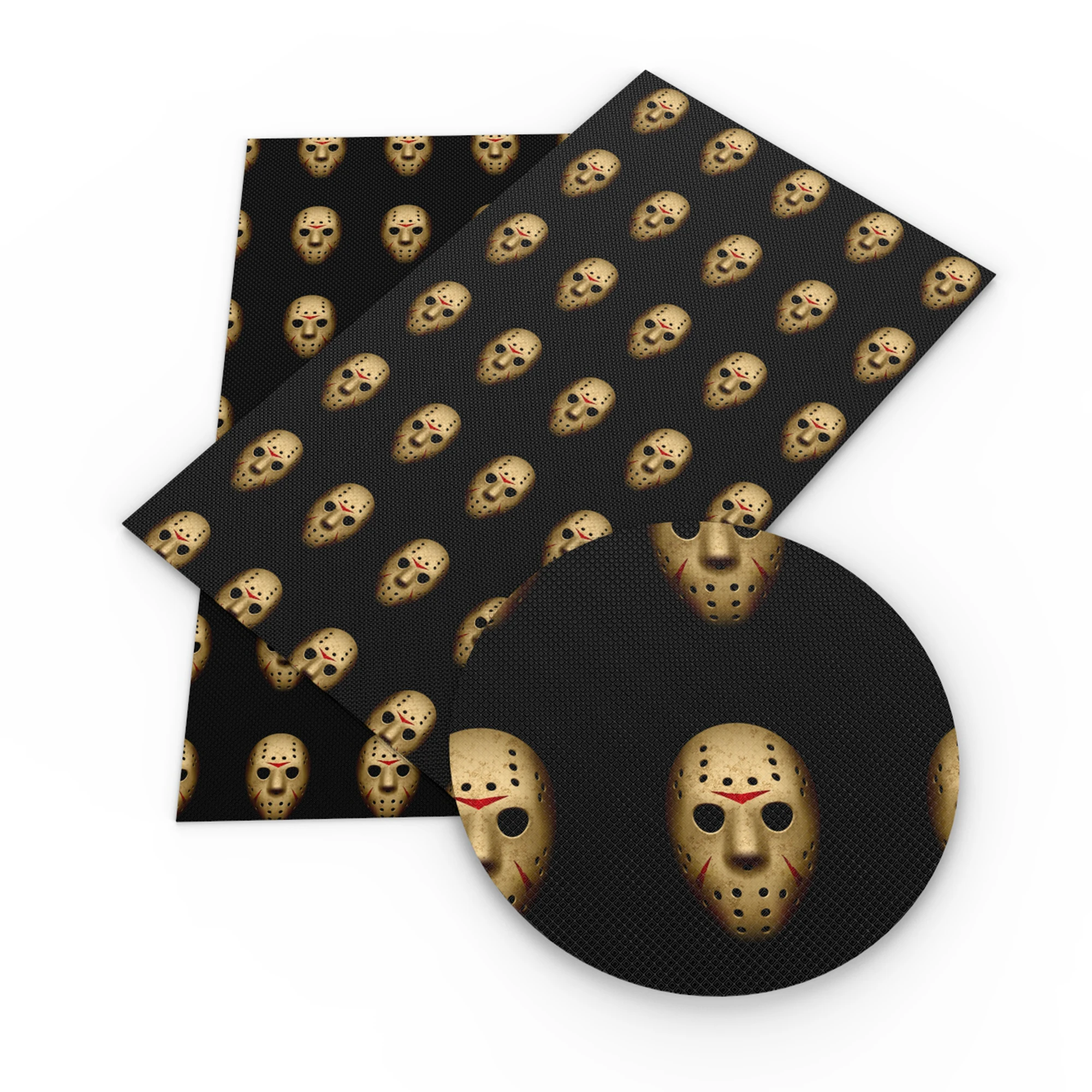 Halloween Horror Skull Bone Printed Polyester Pure Cotton Material Patchwork Tissue Sewing Quilting Fabrics Needlework DIY Cloth