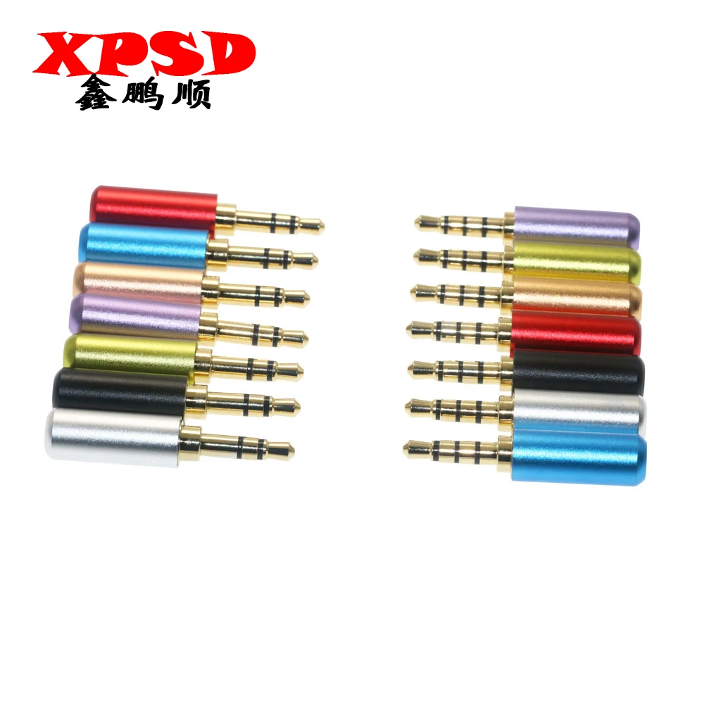 

1/5PCS 3.5MM Audio Connector 3/4 Poles Headphone Jack Male Plug Earphone Repair Cable Solder Wire DIY AUX 3.5 Jack Adapter