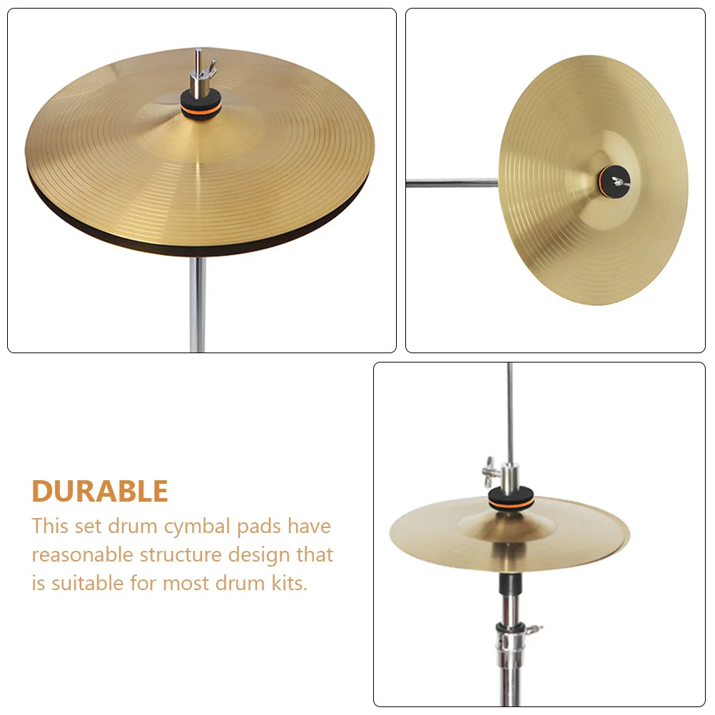 

10 Pcs Felt Pads Drum Kit Accessories Supply for Cymbal Accessory Small Cymbla Gadgets
