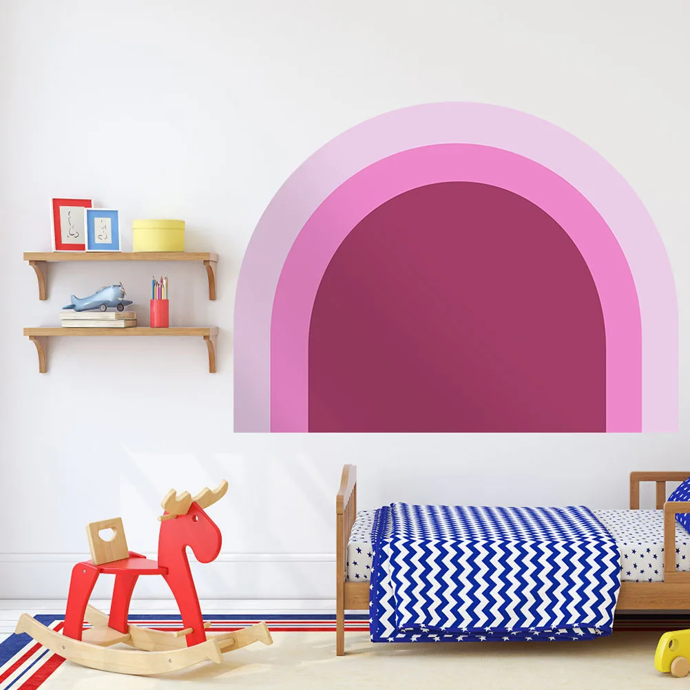 

Arch Wall Sticker PVC Decorative Geometric Wallpaper Strong Adhesive Easy Apply Home Bedroom Living Room Decoration Peel Stick