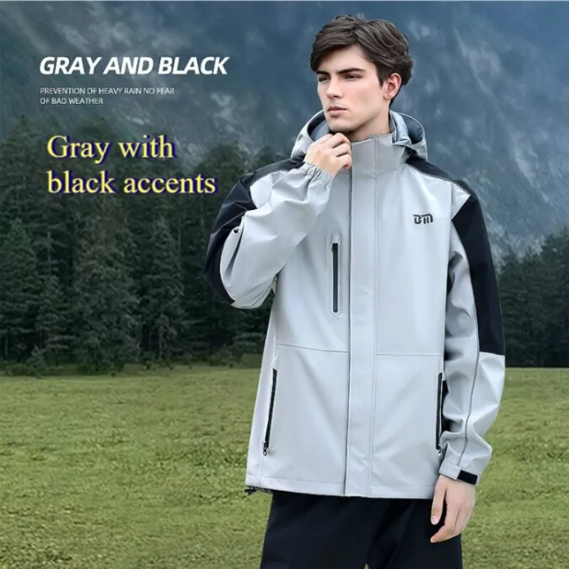 Raincoat rain pants set split motorcycle waterproof raincoat raincoat men's cycling raincoat비옷라이딩 레인코트방수반사 안전комплект от дождя