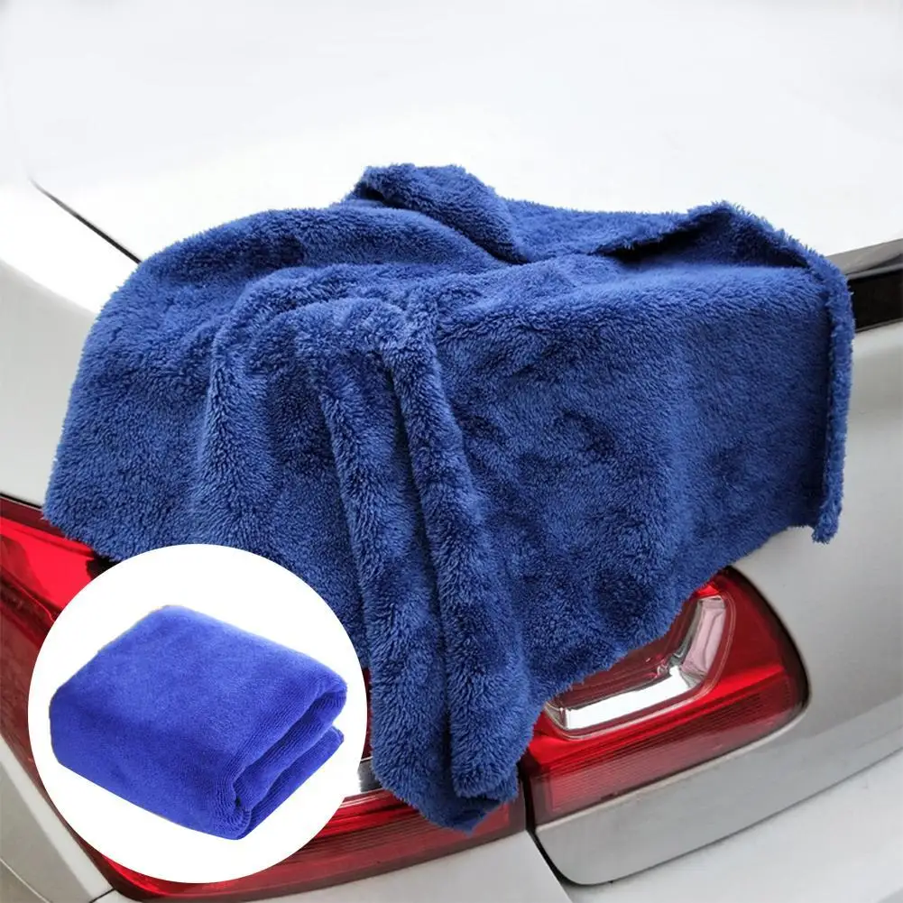 Microfiber Cleaning Towel Car Dry Wash Tools Thicken Glass Washing Wash Soft Supplies Automobile Absorption High Household T5Q5