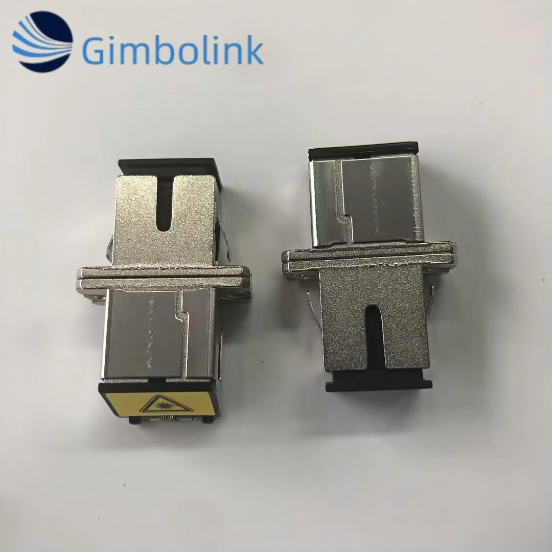 

Металлический адаптер Gimbo из оптического волокна sc upc apc simplex с разъемом затвора, избегайте компонентов оптоволоконного соединителя лазера