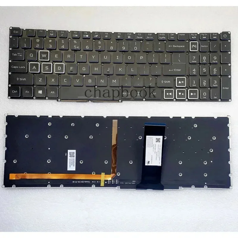 

NEW US keyboard with RGB backlit For ACER Nitro 5 N20C1 AN515-43 AN515-55-50V2 AN 517-51 N18C4 TAN