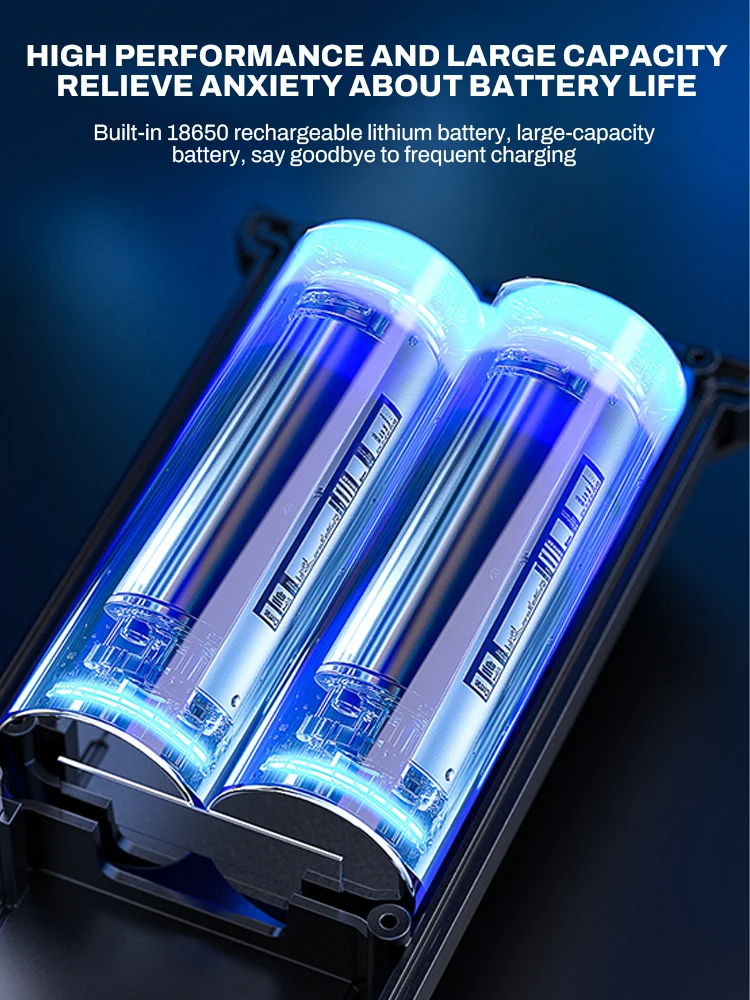 

Powerful Air Blower 450000RPM Digital Display Wireless Dust Blower 3-Gear Speed Adjustable Compressed Air Duster Violent Fan